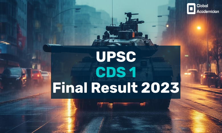 UPSE CDS 1 Final Result 2023