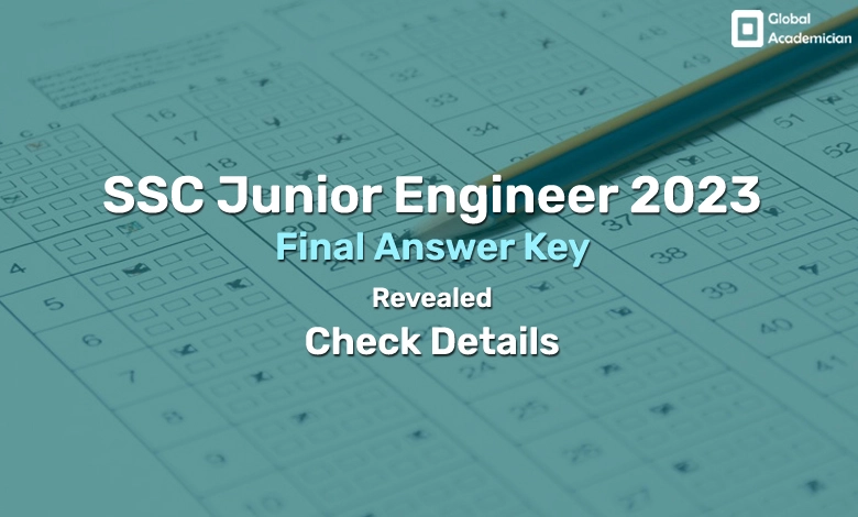 SSC Junior Engineer 2023 Final Answer Key